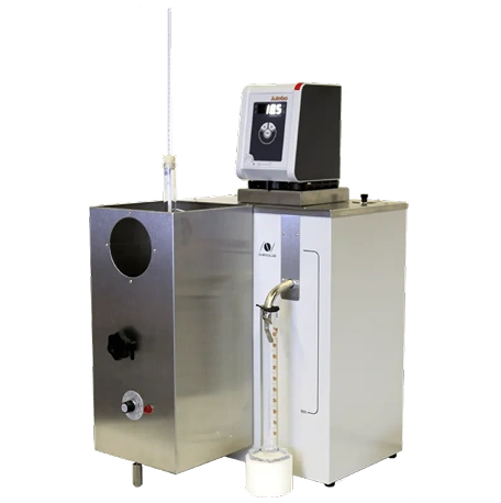 Atmospheric distillation of petroleum products - semi-automatic